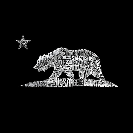 Word Art Hooded Sweatshirt - California Bear 1
