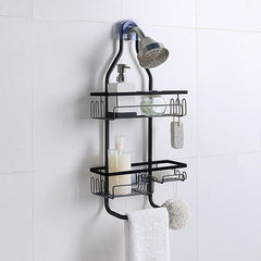 Sturdy Tubing Structure Bathroom Hanging Shower Head Caddy Organizer