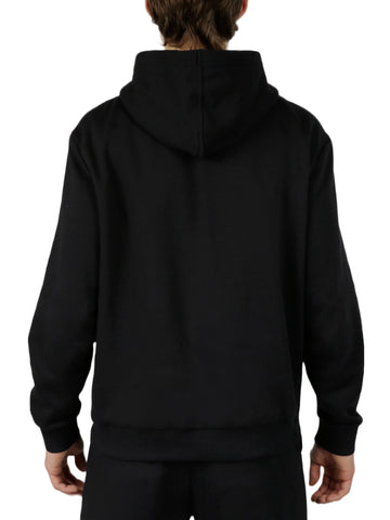 Long Sleeves Monogram Fleece Hoodie