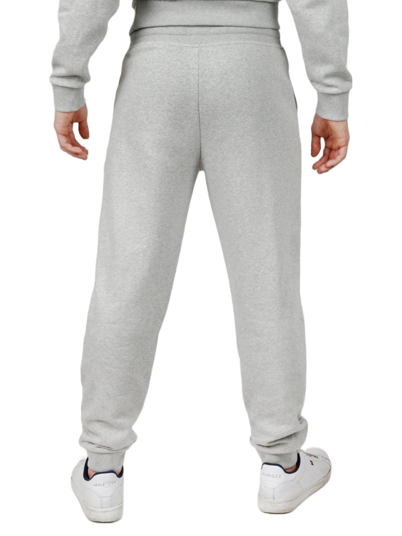 Calvin Klein Monogram Fleece Jogger - Heroic Gray Heather - Bonton