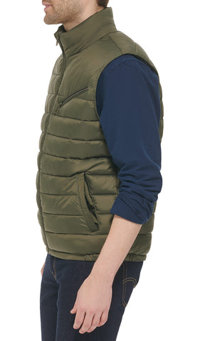Men's Puffer Vest with Zipper Front