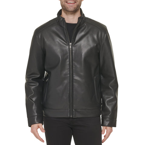 Men's Faux Leather Jacket
