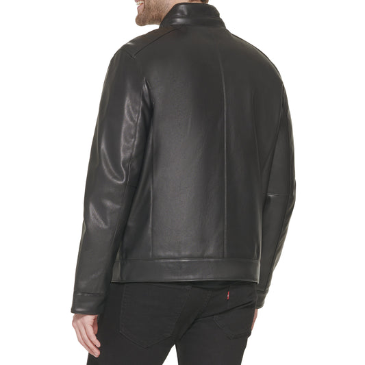 Men's Faux Leather Jacket