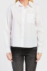 Chelina White Shirt with Long Sleeves