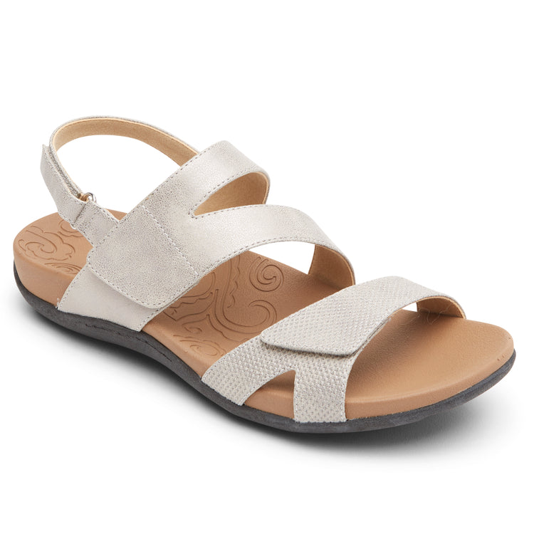 Ridge Asym Velcro Metallic