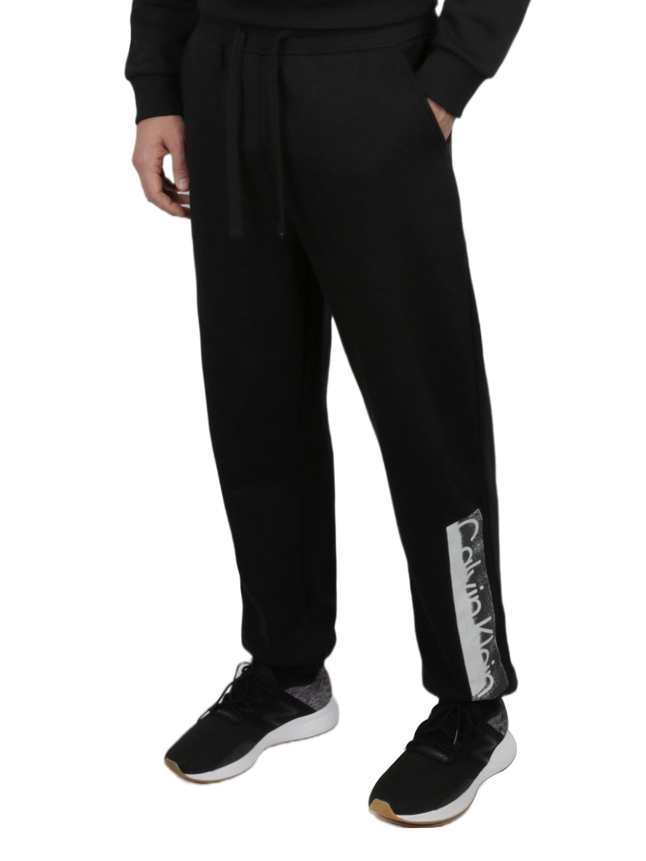  Calvin Klein Faded Logo Jogger - Black Beauty - Bonton