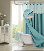 Complete Shower Curtain with Liner