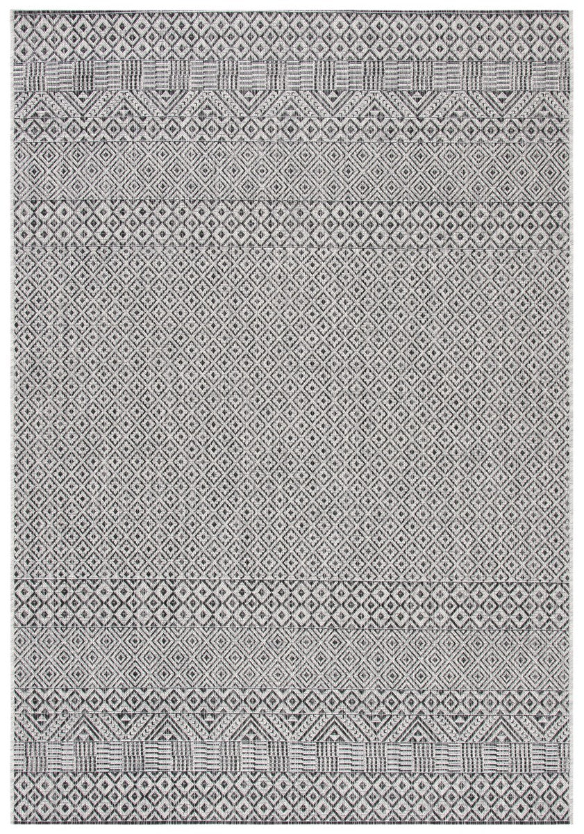  Safavieh Courtyard 8235 Indoor / Outdoor Rug - Aqua / Navy - Bonton