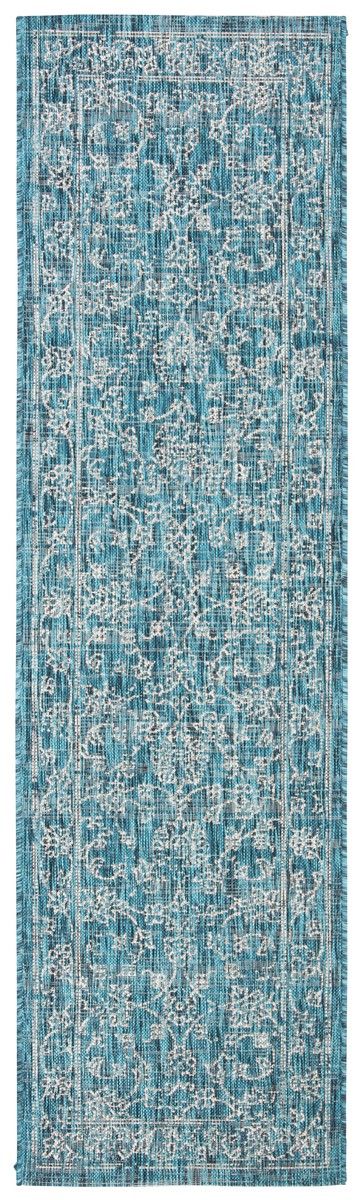  Safavieh Courtyard 8680 Indoor / Outdoor Rug - Brown / Ivory - Bonton