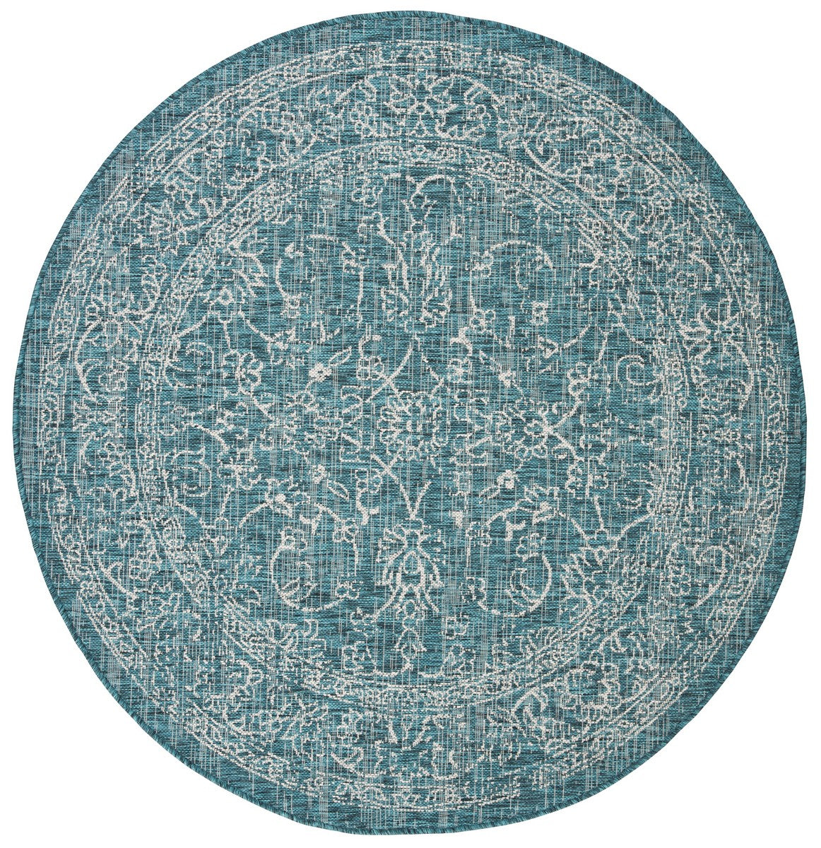  Safavieh Courtyard 8680 Indoor / Outdoor Rug - Navy / Ivory - Bonton