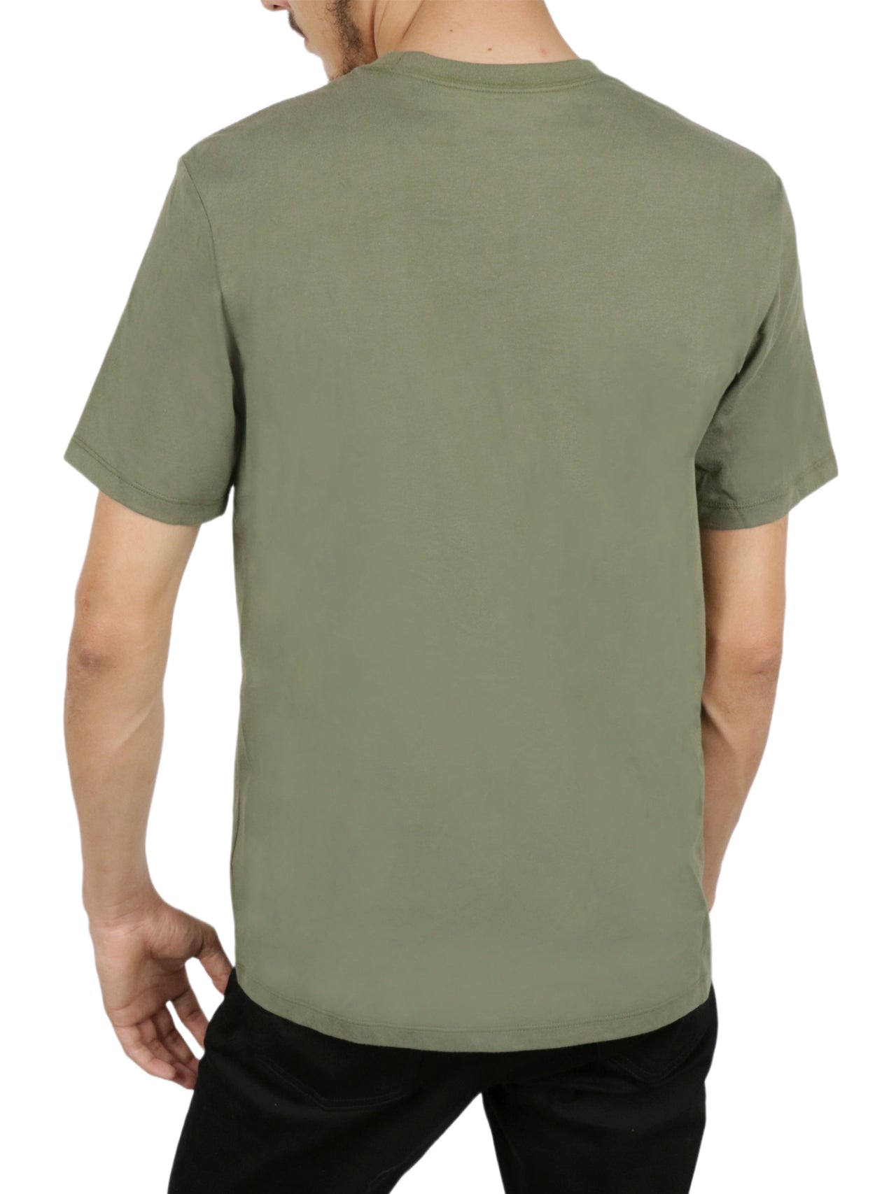  Calvin Klein Short Sleeve Monogram Circle Tee - Dusty Olive - Bonton
