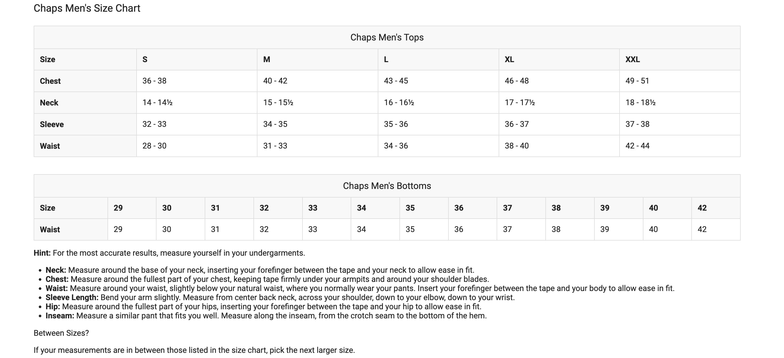  Chaps Chap's Men 9