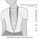 Unique Kori triple-strand Necklace