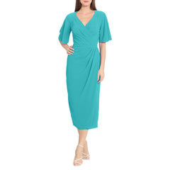 Side Drape Midi Dress 1