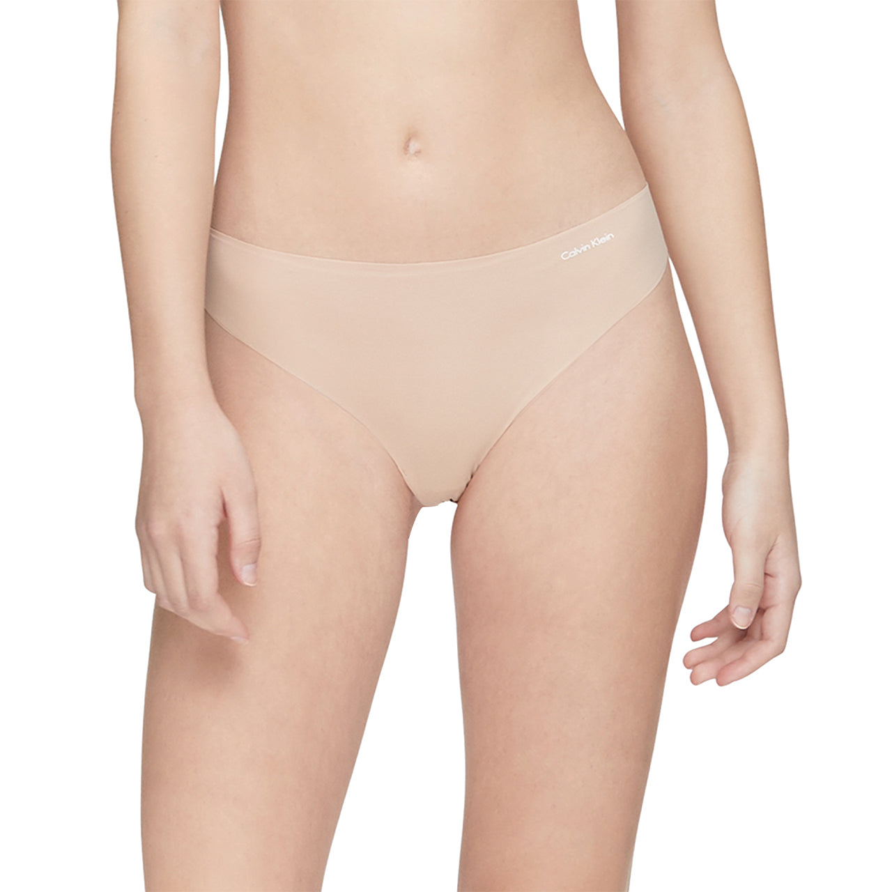  Calvin Klein Invisibles Stretch Thong - Black - Bonton