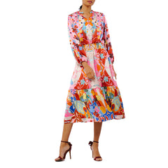 Irena Abstract Print Mini Dress