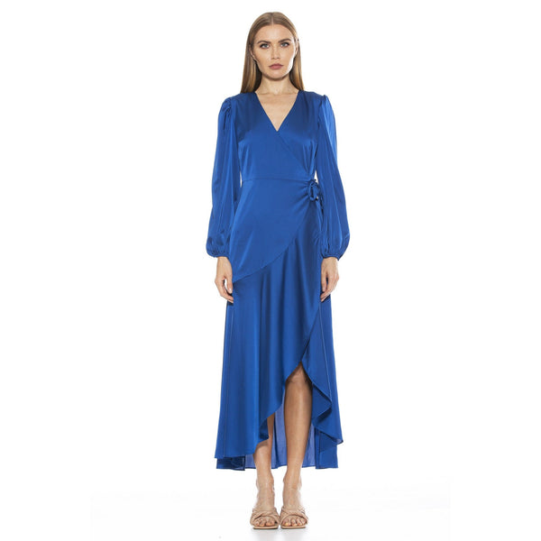Tala Wrap Midi Dress | BONTON
