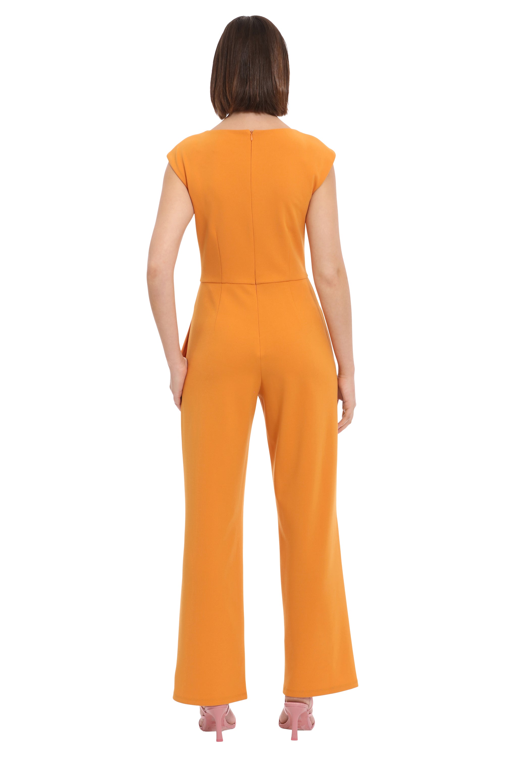  Donna Morgan Mini Cap Sleeve Jumpsuit - TWILIGHT NAVY - Bonton