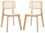 Luz Cane Dining Chairs Set of 2