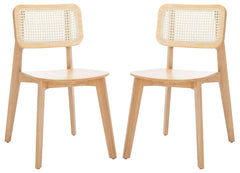 Luz Cane Dining Chairs Set of 2