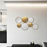 Metal Bubble Cluster Wall Mirror