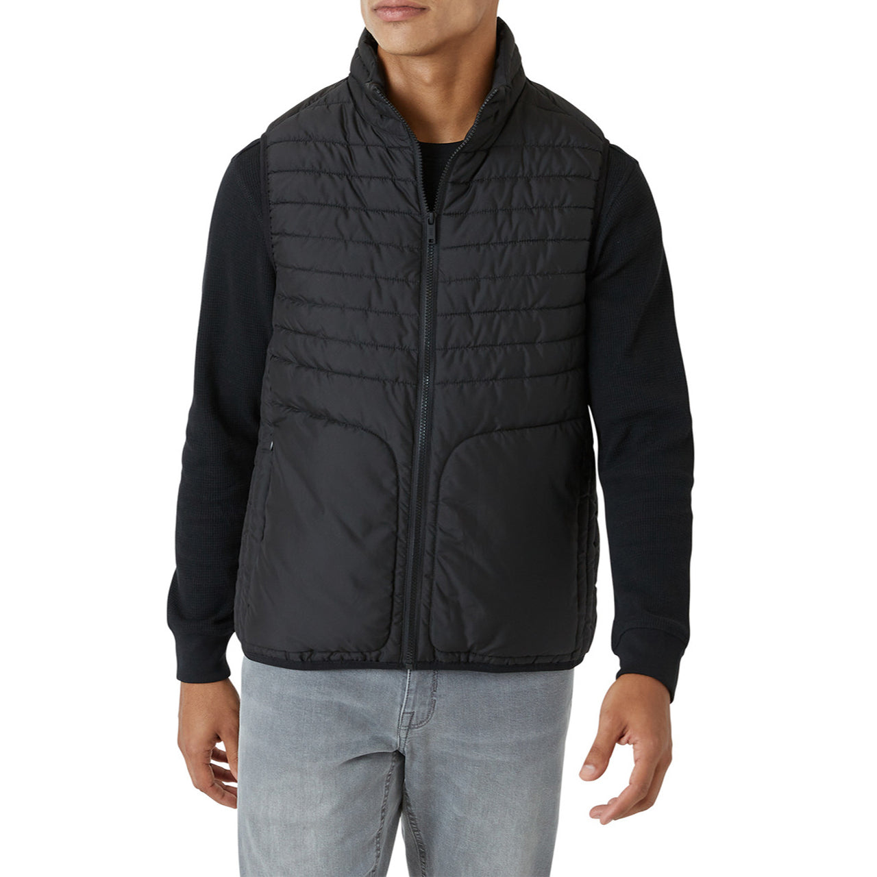  DKNY Oakland Puffer Vest - Black - Bonton