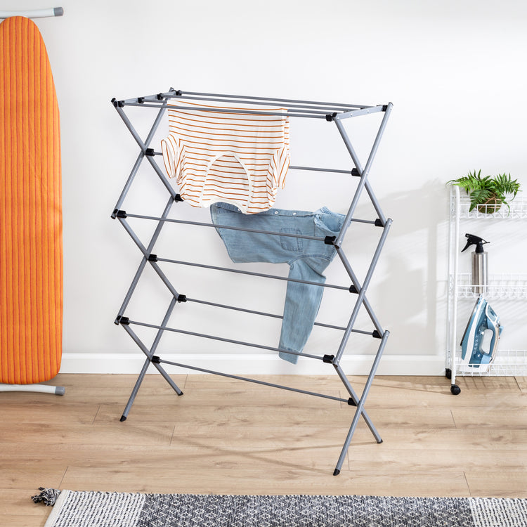 Oversize Collapsible Clothes Drying Rack
