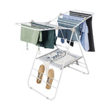 Large Expandable and Collapsible Gullwing Clothes Drying Rack