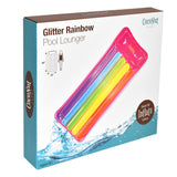Glitter Rainbow Pool Lounger