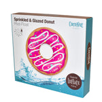 Sprinkled & Glazed Donut Pool Float