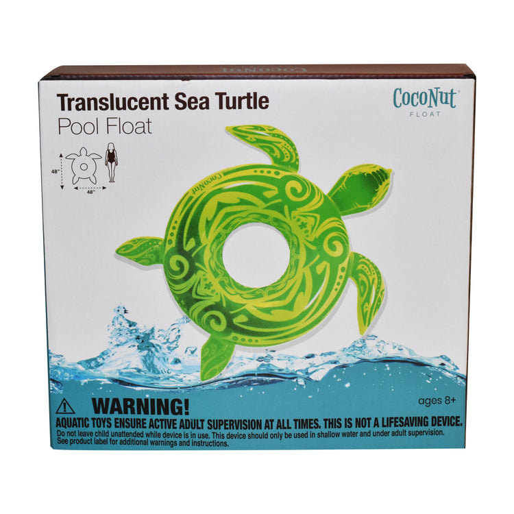 Translucent Sea Turtle Pool Float