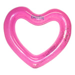 Pink Glitter Heart Pool Float