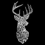 Premium Blend Word Art T-shirt - Types of Deer