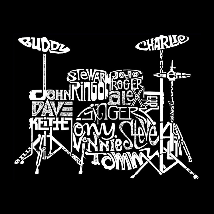 Premium Blend Word Art T-shirt - Drums