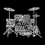 Word Art Crewneck Sweatshirt - Drums