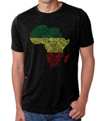 Premium Blend Word Art T-shirt - Countries in Africa
