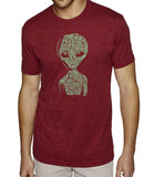 Premium Blend Word Art T-shirt - Alien