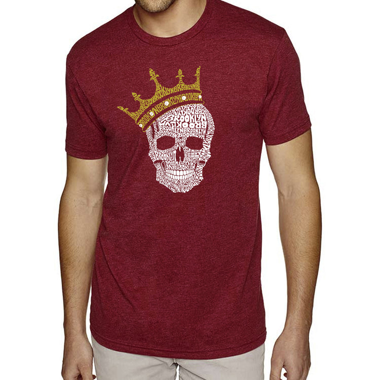 Premium Blend Word Art T-shirt - Brooklyn Crown