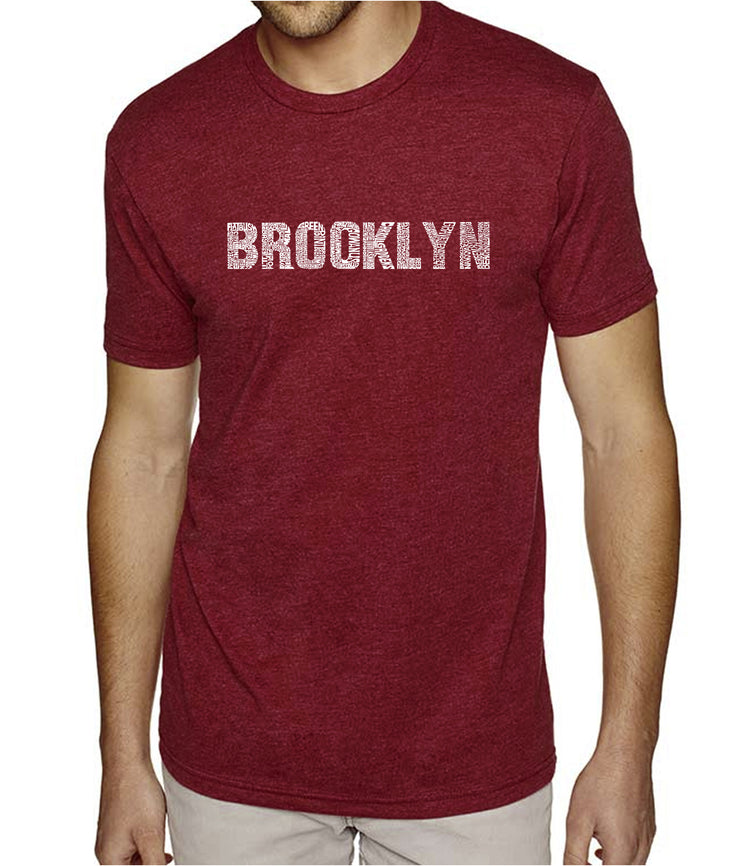 Premium Blend Word Art T-shirt - Brooklyn Neighborhoods 2