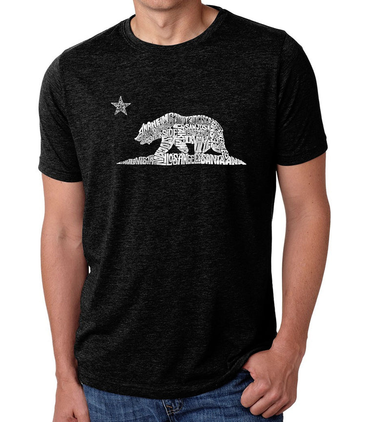Premium Blend Word Art T-shirt - California Bear 1