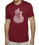 Premium Blend Word Art T-shirt - Rock Guitar Head
