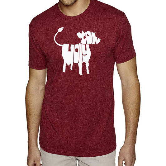 Premium Blend Word Art T-shirt - Holy Cow