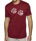 Premium Blend Word Art T-shirt - Meow Cat Prints
