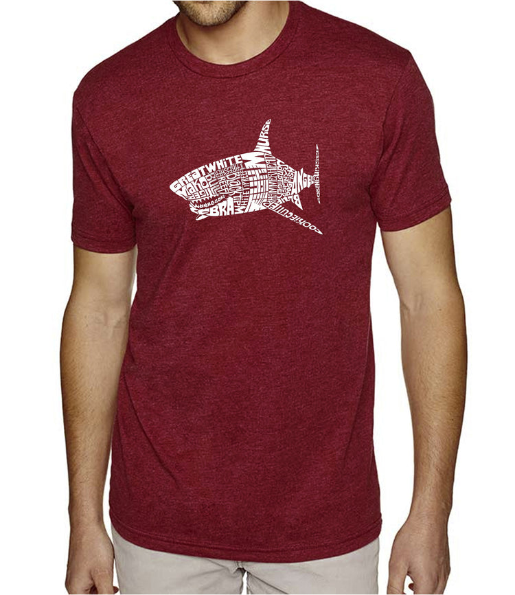 Premium Blend Word Art T-shirt - Species Of Shark