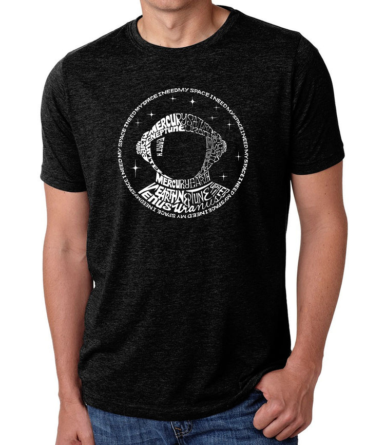 Premium Blend Word Art T-shirt - I Need My Space Astronaut