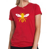 LA Pop Art Women's Premium Blend Word Art T-shirt - Bee Kind