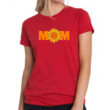 LA Pop Art Women's Premium Blend Word Art T-Shirt - Mom Sunflower