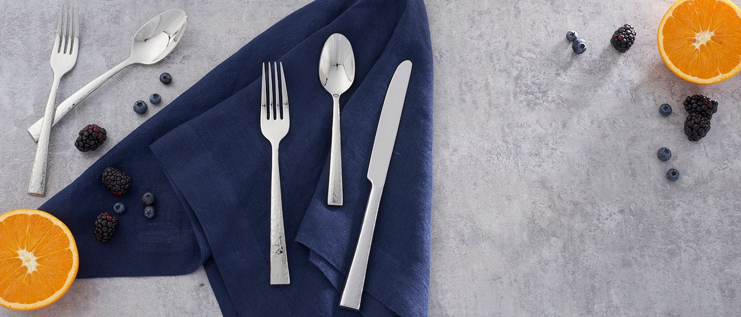  Oneida Cabria 5-Piece Flatware Set - Stainless Steel - Bonton