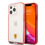 iPhone 13 Pro Max - Hard Case Red Italia Outline- Ferrari
