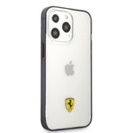 iPhone 13 Pro Max - Hard Case Clear On Track Italia Wings - Ferrari
